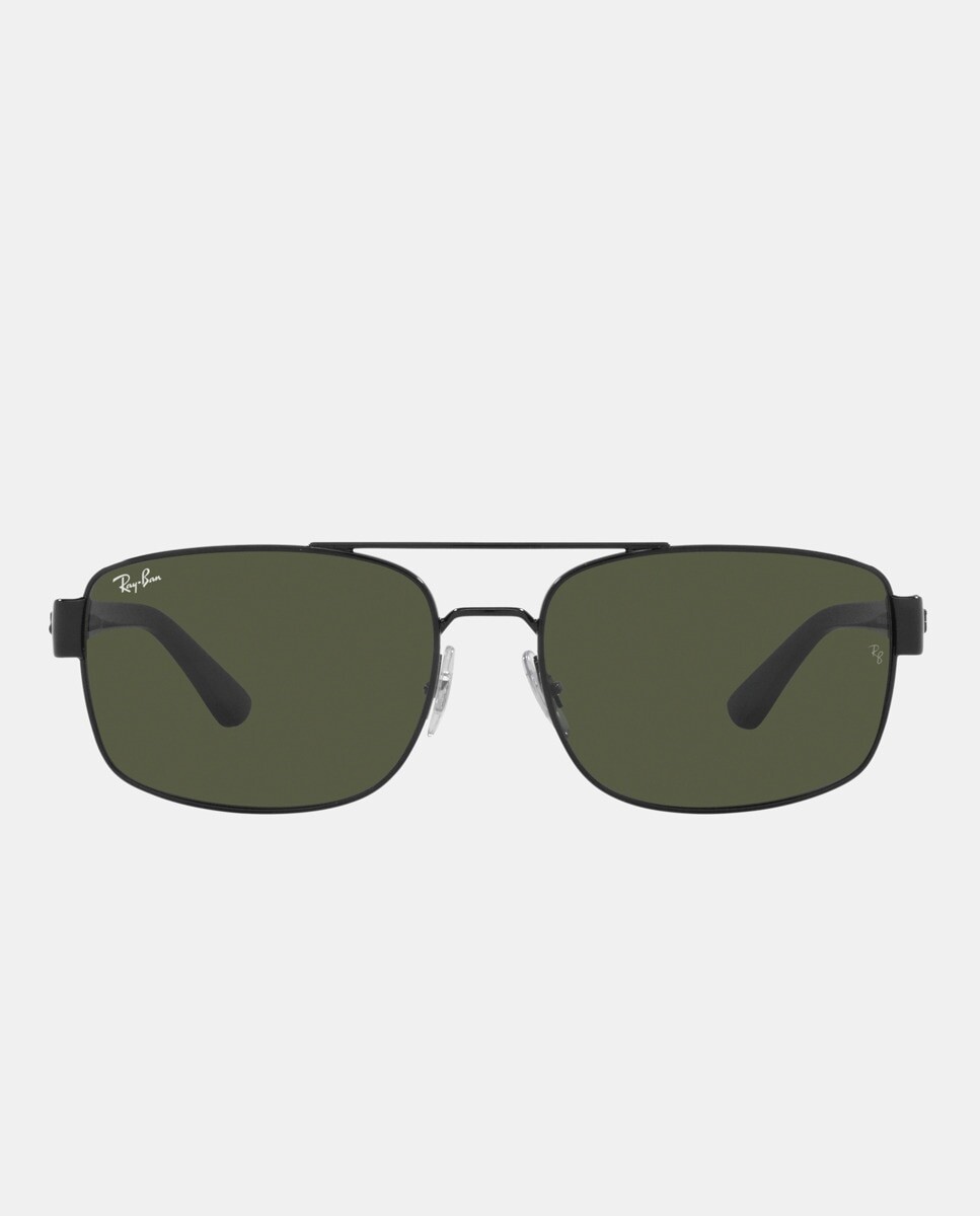 Мужские прямоугольные солнцезащитные очки в металлическом цвете черного цвета Ray-Ban, черный
Мужские прямоугольные солнцезащитные очки в металлическом цвете черного цвета Ray-Ban, черный