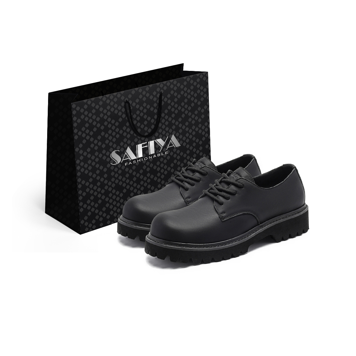 SAFIYA Низкие повседневные туфли мужские черные
SAFIYA Низкие повседневные туфли мужские черные