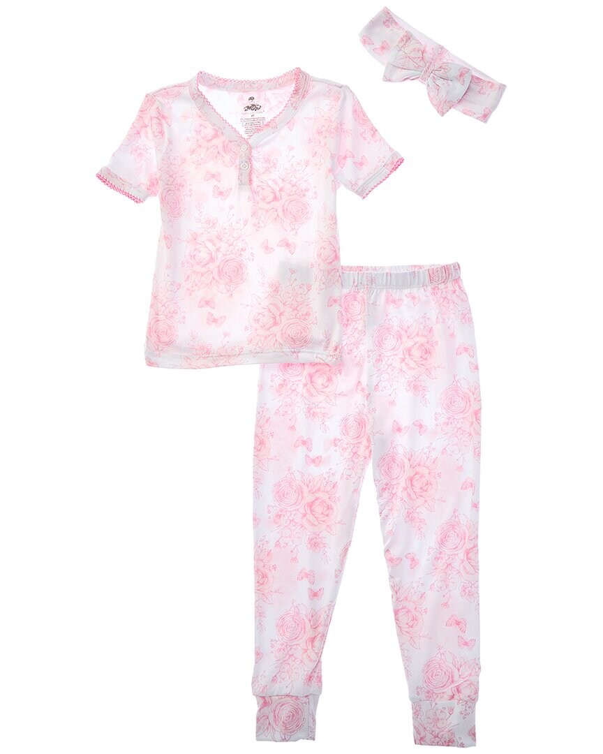 Комплект из 3 предметов: пижама и повязка на голову Tutu Couture En Pointe, розовый
Комплект из 3 предметов: пижама и повязка на голову Tutu Couture En Pointe, розовый