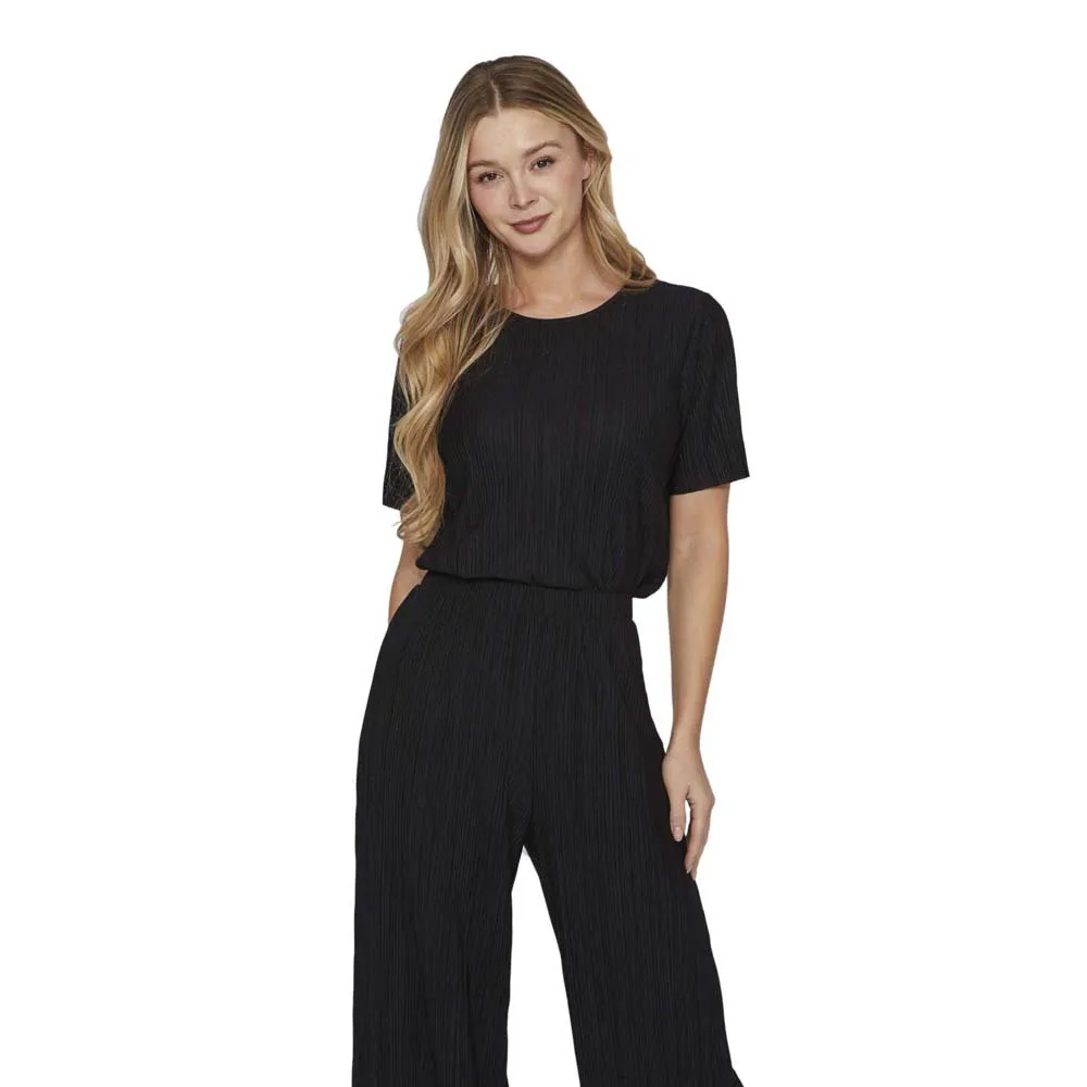 Футболка с коротким рукавом Vila Plisa, черный
Футболка с коротким рукавом Vila Plisa, черный