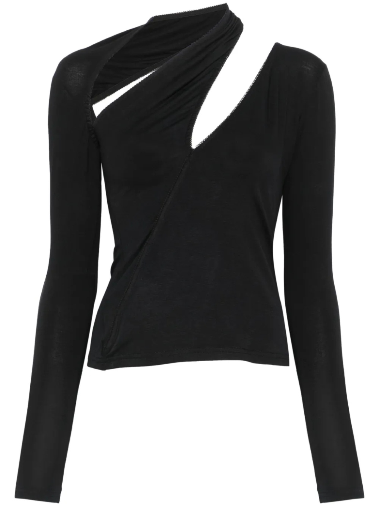 Ioana Ciolacu топ асимметричного кроя, черный
Ioana Ciolacu топ асимметричного кроя, черный