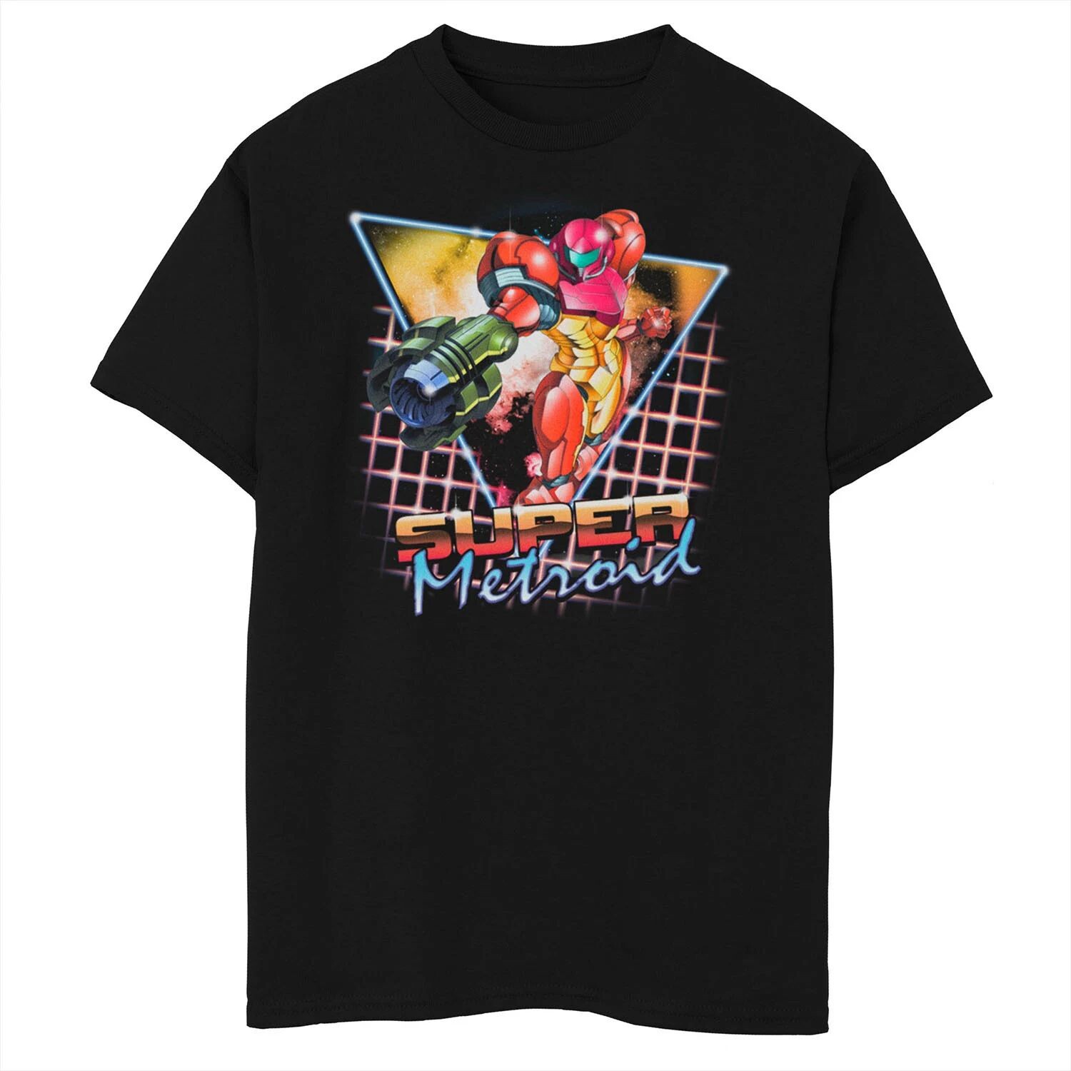 Неоновая хромированная футболка с плакатом Nintendo Super Metroid Samus Grid для мальчиков 8–20 лет Licensed Character, черный
Неоновая хромированная футболка с плакатом Nintendo Super Metroid Samus Grid для мальчиков 8–20 лет Licensed Character, черный