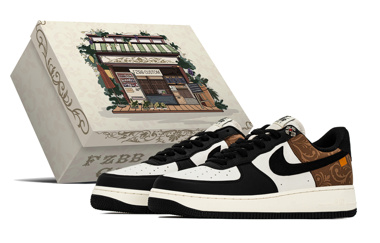 Nike Air Force 1 Vintage Box, Baroque устойчивые к истиранию низкие скейтборд кроссовки мужские black brown
Nike Air Force 1 Vintage Box, Baroque устойчивые к истиранию низкие скейтборд кроссовки мужские black brown