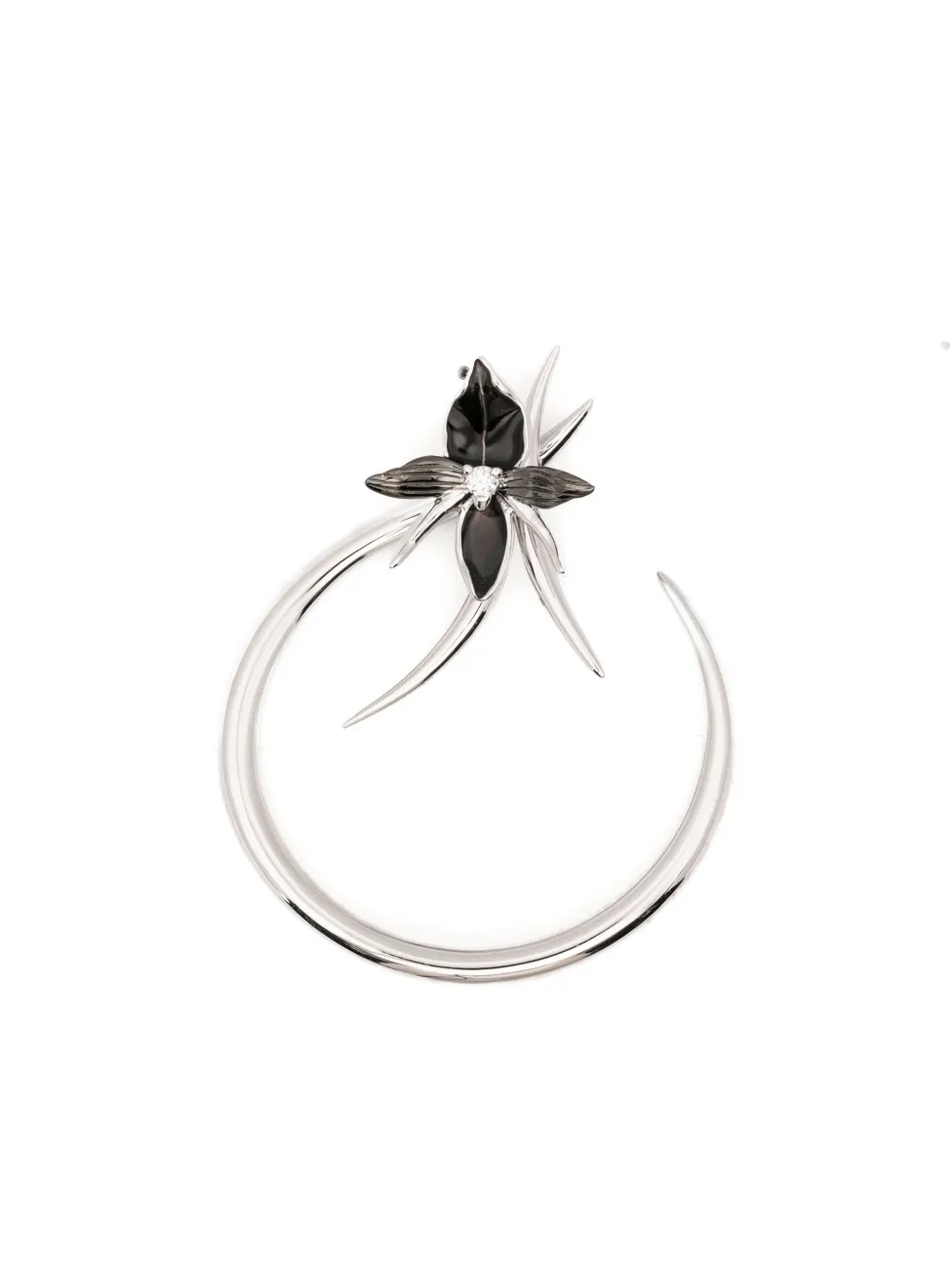 Серьги-кольца с бриллиантами Shaun Leane, серебристый
Серьги-кольца с бриллиантами Shaun Leane, серебристый