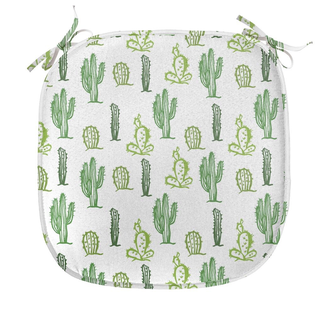 Подушка на обеденный стул ABAKUHAUS Cactus, мультяшная каракули Флора, декоративная водонепроницаемая подушка с ремнями для кухонных сидений, 40 см x 40 см, зеленый папоротник
Подушка на обеденный стул ABAKUHAUS Cactus, мультяшная каракули Флора, декоративная водонепроницаемая подушка с ремнями для кухонных сидений, 40 см x 40 см, зеленый папоротник