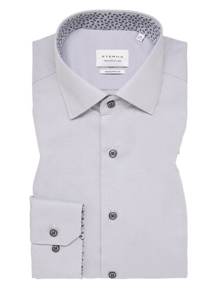 Рубашка Eterna Langarmhemd, серый
Рубашка Eterna Langarmhemd, серый