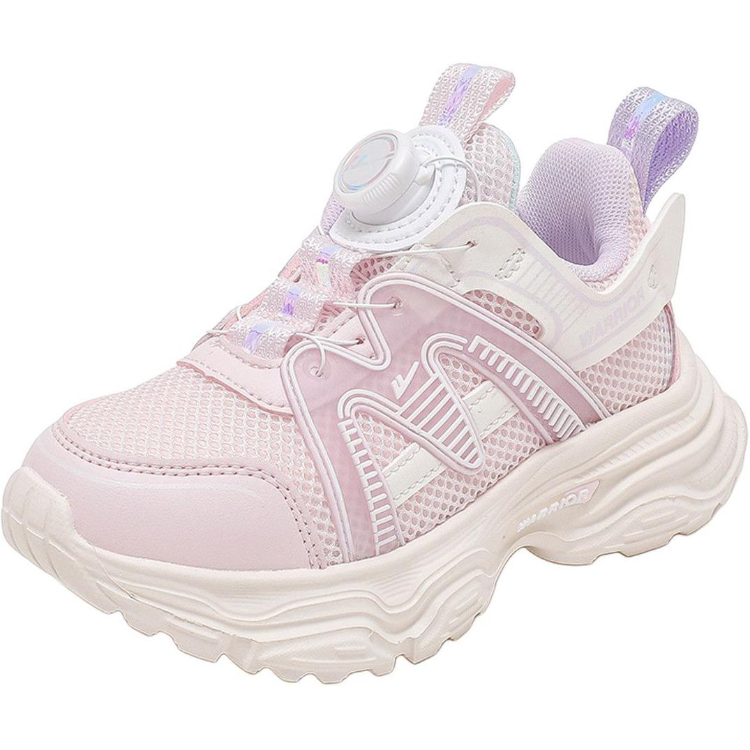 Нескользящие дышащие низкие детские кроссовки для повседневной носки WARRIOR, розовый/бежевый
Нескользящие дышащие низкие детские кроссовки для повседневной носки WARRIOR, розовый/бежевый