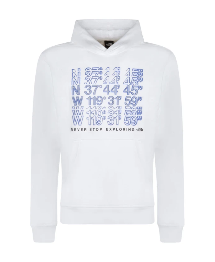 Белая толстовка с логотипом The North Face, белый
Белая толстовка с логотипом The North Face, белый