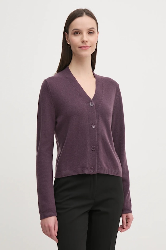 Шерстяной кардиган Sisley, фиолетовый
Шерстяной кардиган Sisley, фиолетовый