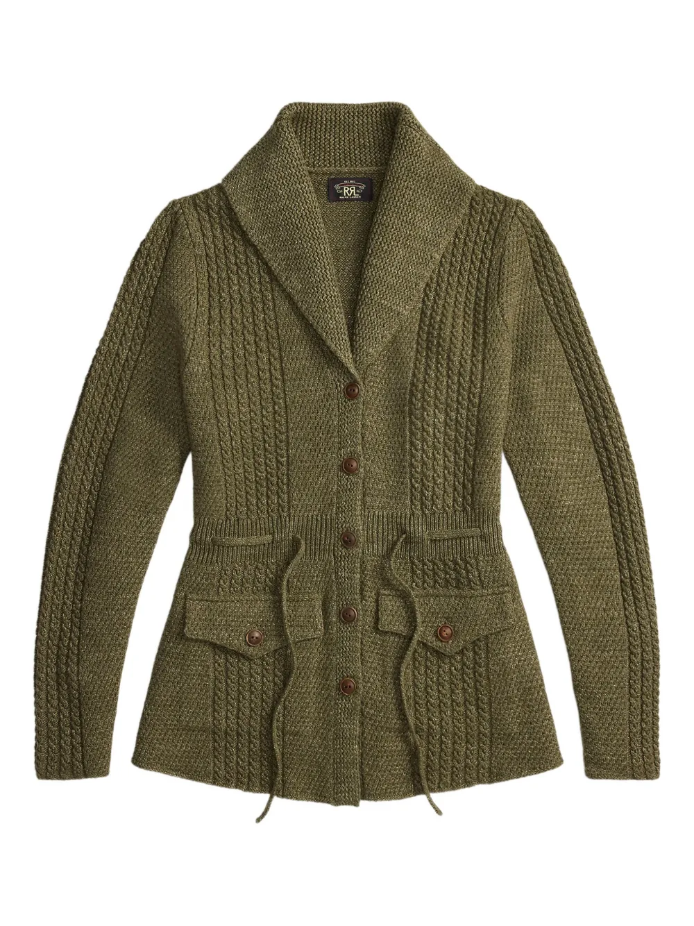 Кардиган с кулиской Ralph Lauren Rrl, зеленый
Кардиган с кулиской Ralph Lauren Rrl, зеленый