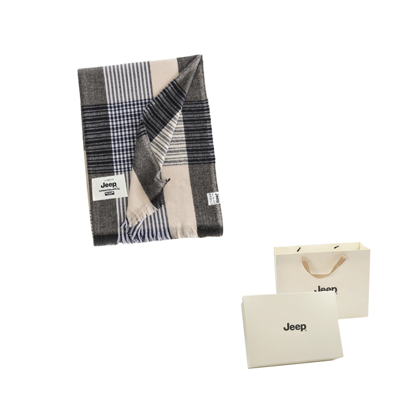 Шарф из полиэстера Unisex Jeep, бежевый
Шарф из полиэстера Unisex Jeep, бежевый