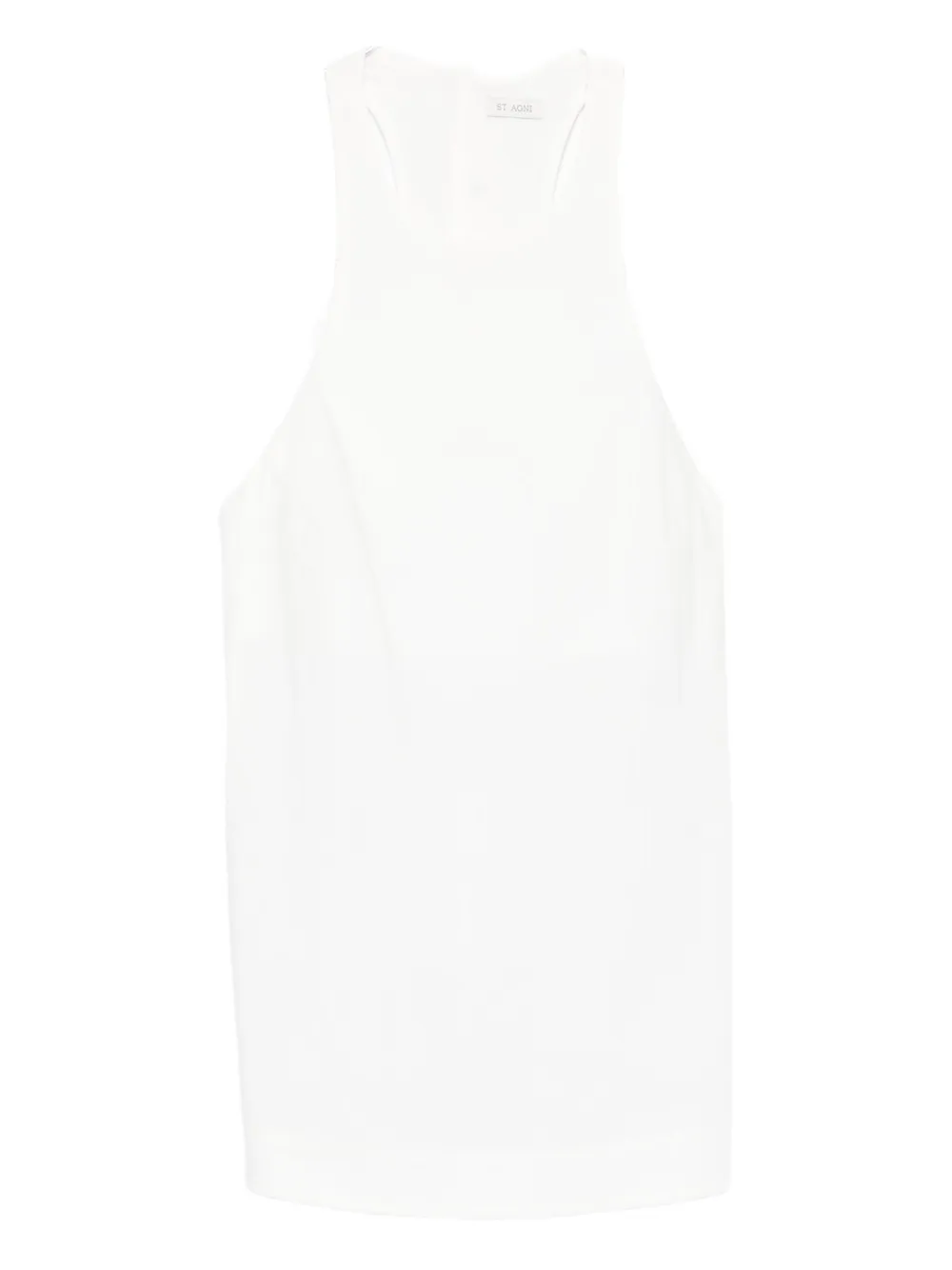 Топ с круглым вырезом и американской проймой St. Agni, белый
Топ с круглым вырезом и американской проймой St. Agni, белый