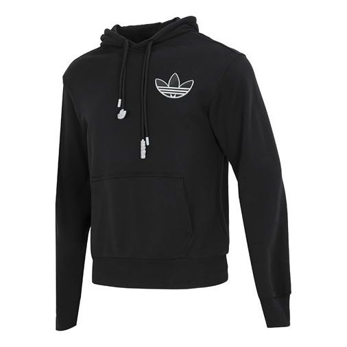 Худи adidas originals Adicolor Hoody Logo HS1998, черный 
Худи adidas originals Adicolor Hoody Logo HS1998, черный