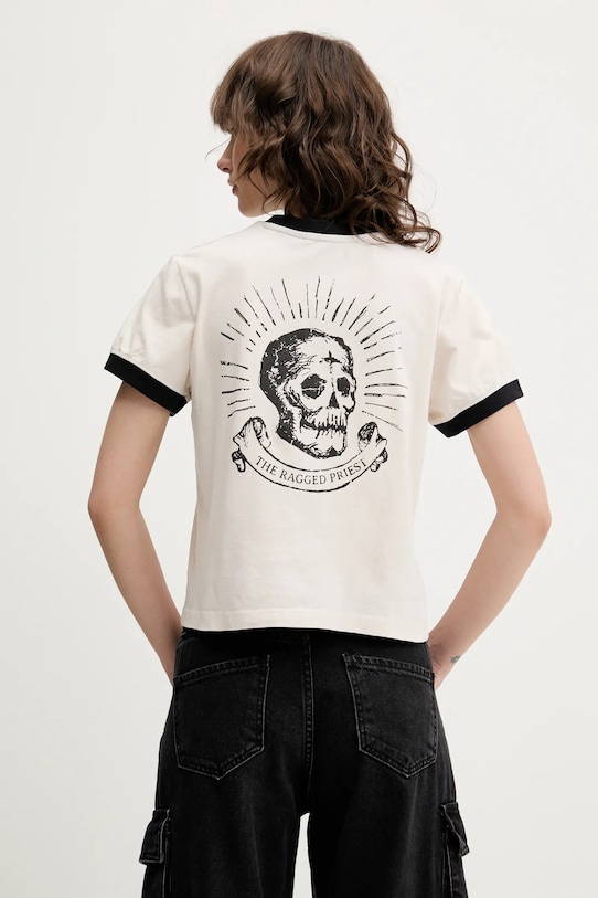 Хлопковая футболка The Ragged Priest, бежевый
Хлопковая футболка The Ragged Priest, бежевый