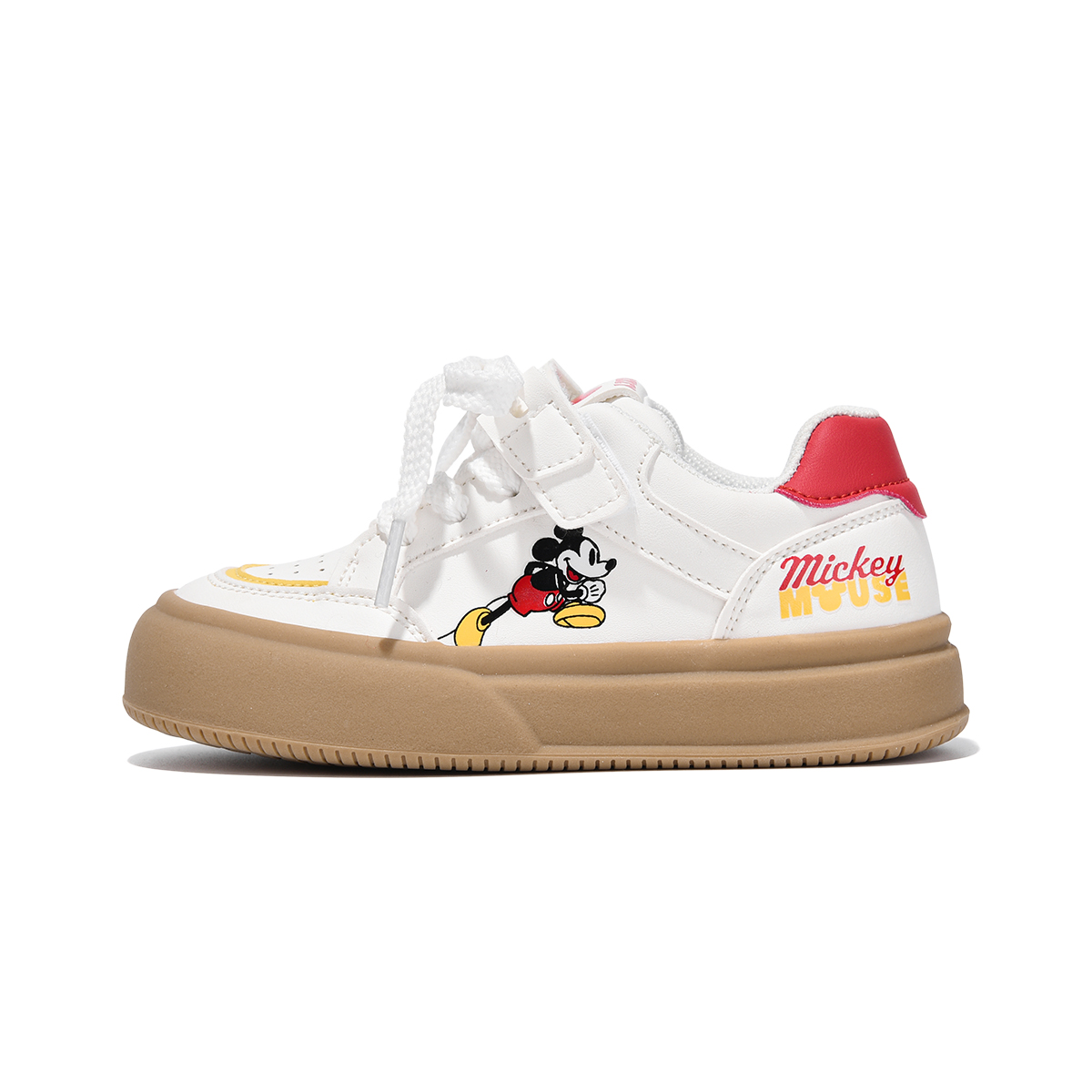 Кроссовки серии Mickey с противоскользящей подошвой, износостойкие, легкие, амортизирующие, с низким верхом, для детей. Disney, бежевый/белый/синий
Кроссовки серии Mickey с противоскользящей подошвой, износостойкие, легкие, амортизирующие, с низким верхом, для детей. Disney, бежевый/белый/синий