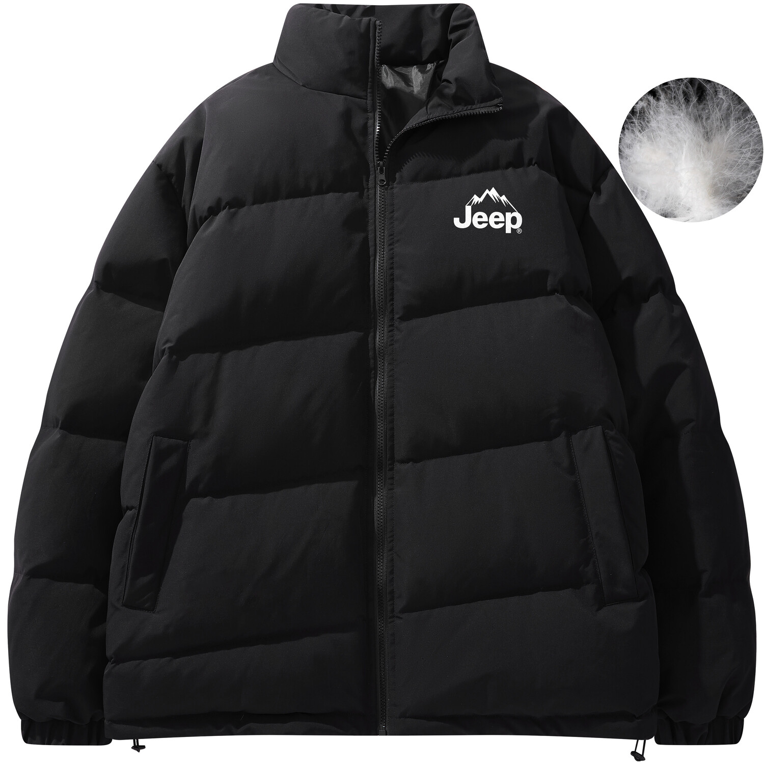 Пуховик унисекс Jeep, черный
Пуховик унисекс Jeep, черный