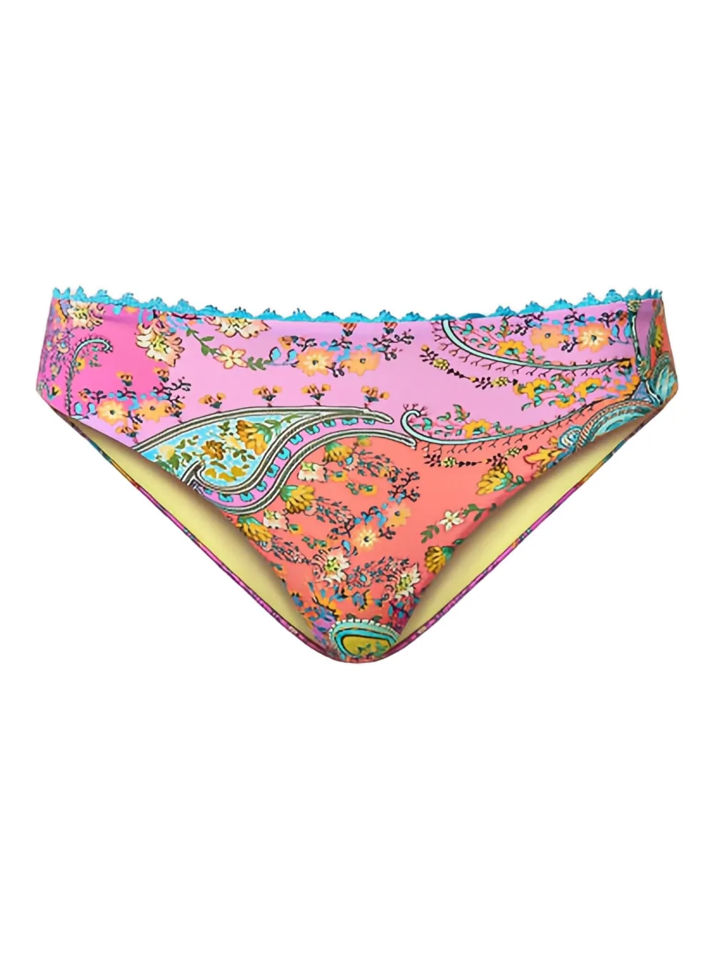Плавки бикини с фестонами и принтом пейсли Twinset, розовый
Плавки бикини с фестонами и принтом пейсли Twinset, розовый