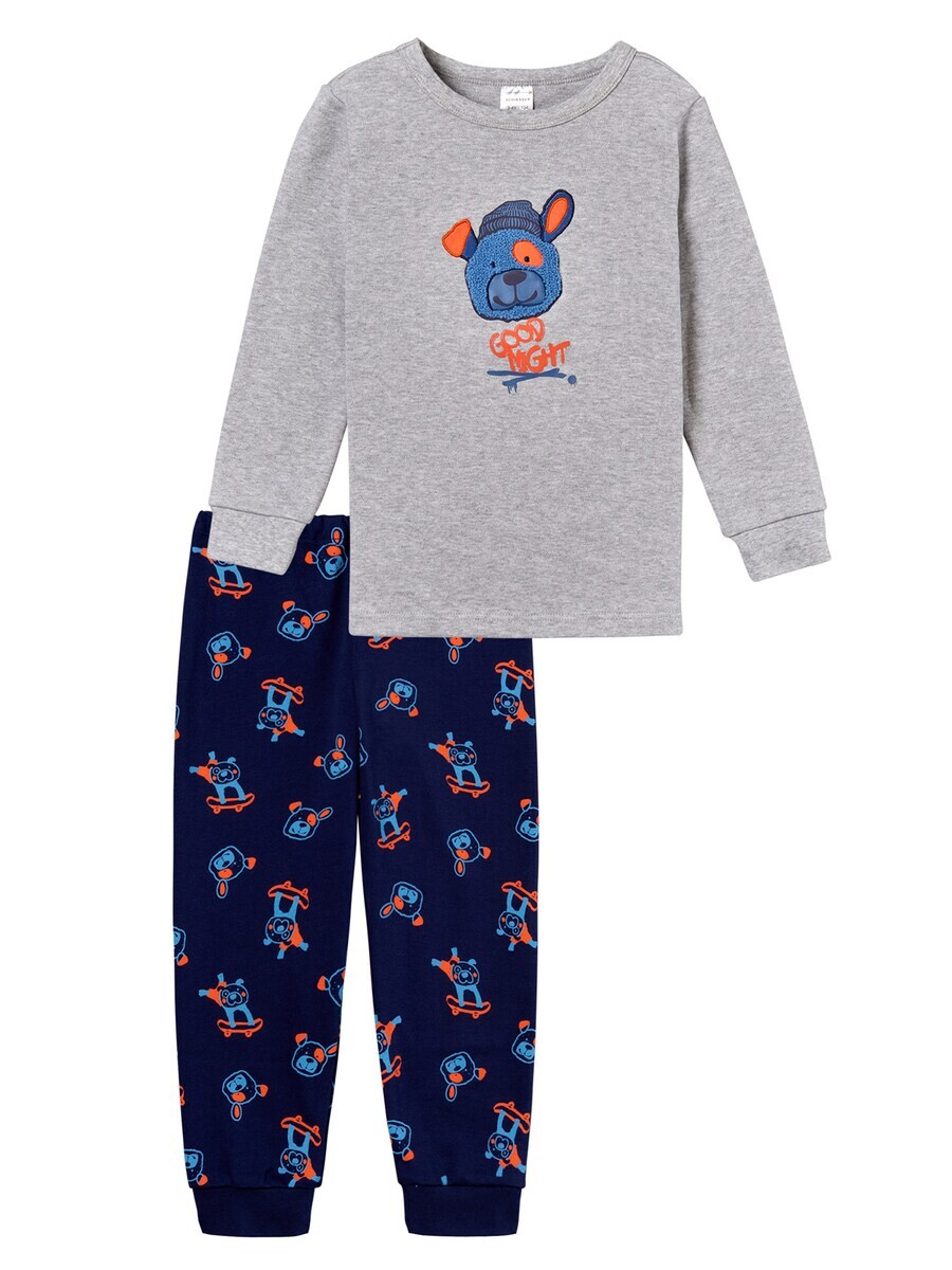 Пижама SCHIESSER Pajamas Boys World, серый 
Пижама SCHIESSER Pajamas Boys World, серый