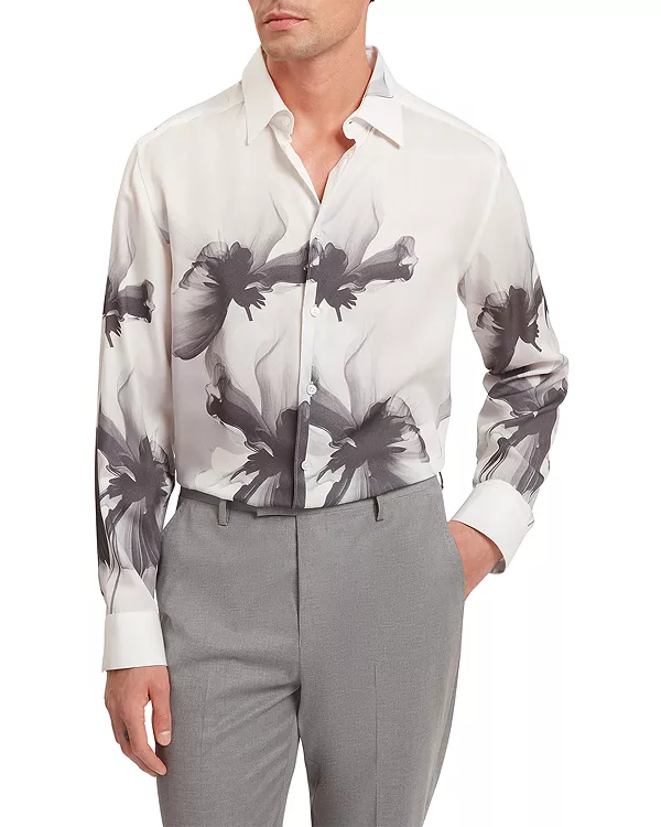 Рубашка Amund с длинными рукавами, прямого кроя, на пуговицах Ted Baker, белый
Рубашка Amund с длинными рукавами, прямого кроя, на пуговицах Ted Baker, белый