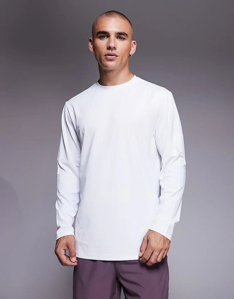 4505 Icon быстросохнущая сетчатая тренировочная футболка с длинным рукавом белого цвета
4505 Icon быстросохнущая сетчатая тренировочная футболка с длинным рукавом белого цвета