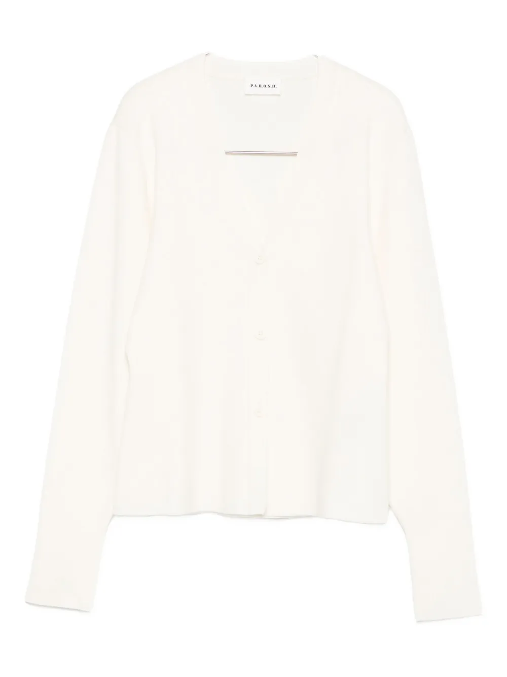 Кардиган с пуговицами спереди P.A.R.O.S.H., белый
Кардиган с пуговицами спереди P.A.R.O.S.H., белый