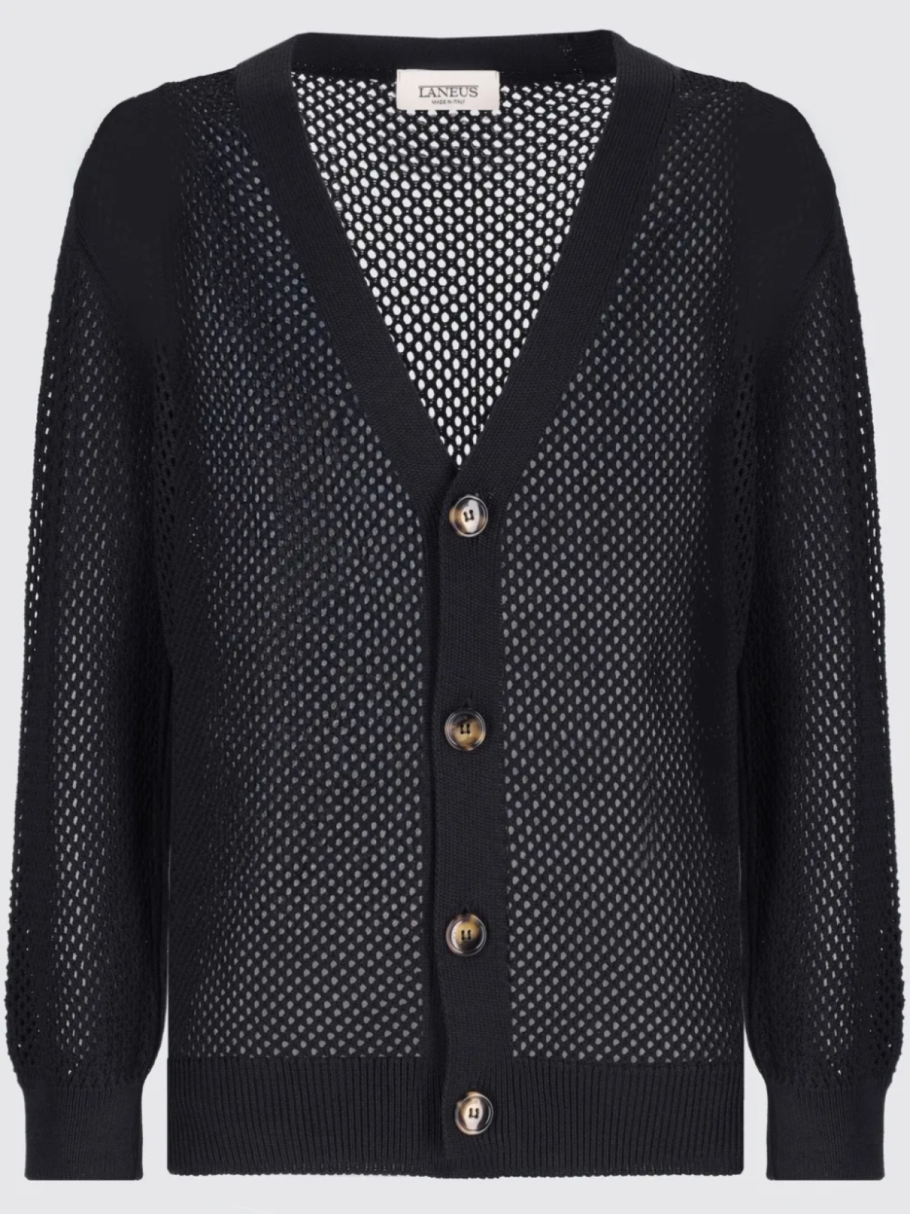 Laneus кардиган оверсайз, черный
Laneus кардиган оверсайз, черный