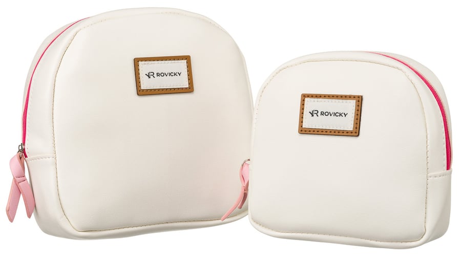 Эко женская косметичка Rovicky набор сумок на молнии, вместительные органайзеры, белая
Эко женская косметичка Rovicky набор сумок на молнии, вместительные органайзеры, белая