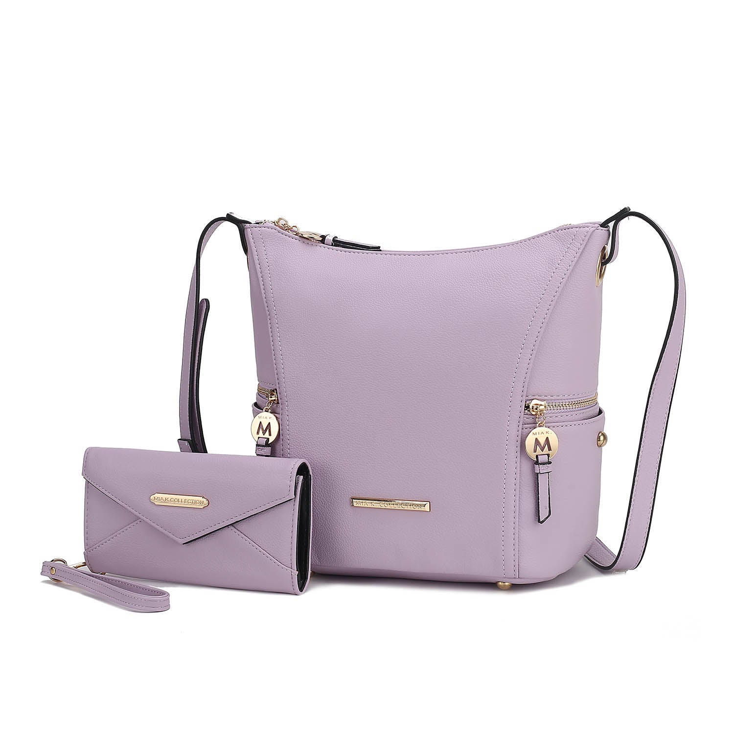 Сумка-хобо Lux с кошельком - 2 шт MKF Collection By Mia K., сирень
Сумка-хобо Lux с кошельком - 2 шт MKF Collection By Mia K., сирень