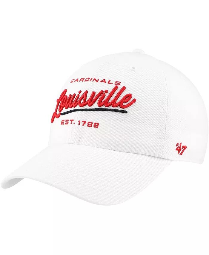 Женская белая шляпа Louisville Cardinals Sidney Clean Up Adjustable '47 Brand
Женская белая шляпа Louisville Cardinals Sidney Clean Up Adjustable '47 Brand