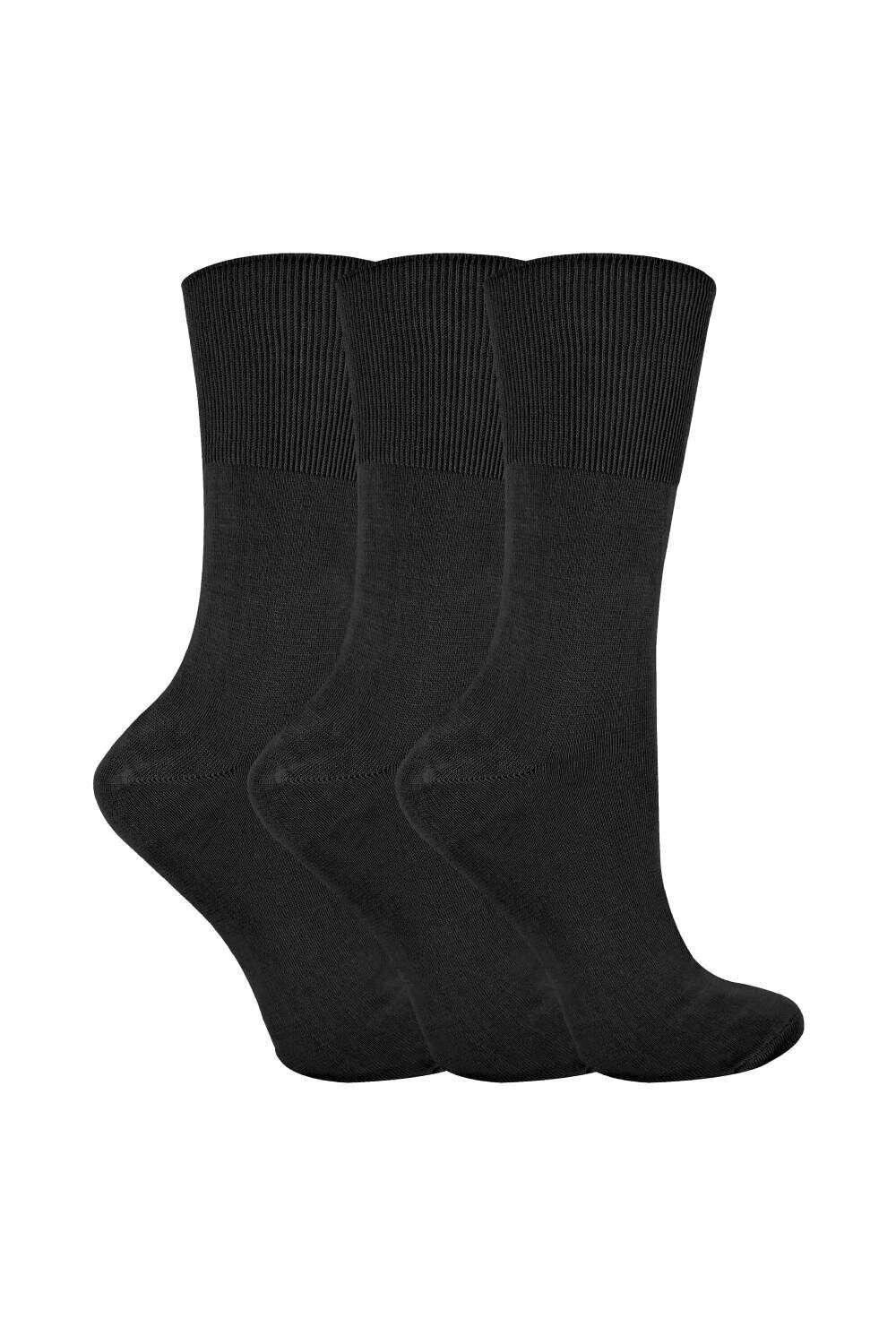 3 пары свободных неэластичных бамбуковых носков с широким верхом и защитой от запаха Sock Snob, черный
3 пары свободных неэластичных бамбуковых носков с широким верхом и защитой от запаха Sock Snob, черный