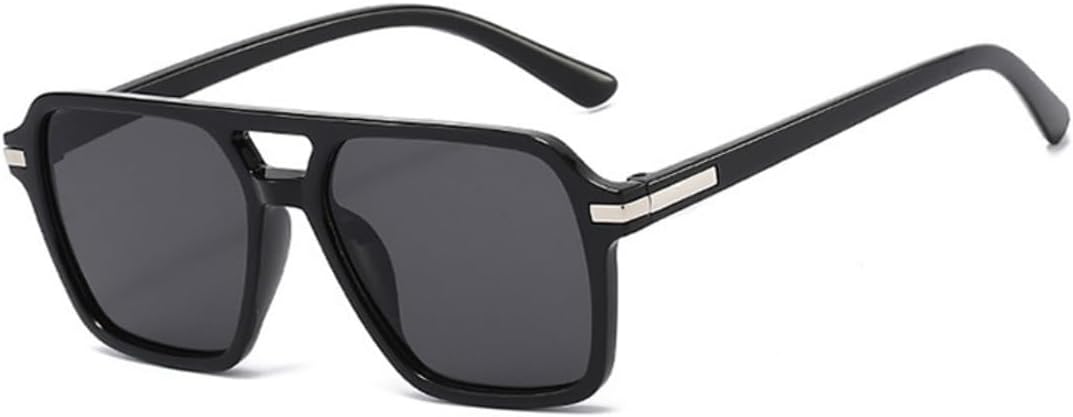 Женские солнцезащитные очки с двойной перемычкой, классические мужские солнцезащитные очки для активного отдыха и вождения, защита от УФ-излучения UV400 UUPTTPL, Black Black
Женские солнцезащитные очки с двойной перемычкой, классические мужские солнцезащитные очки для активного отдыха и вождения, защита от УФ-излучения UV400 UUPTTPL, Black Black