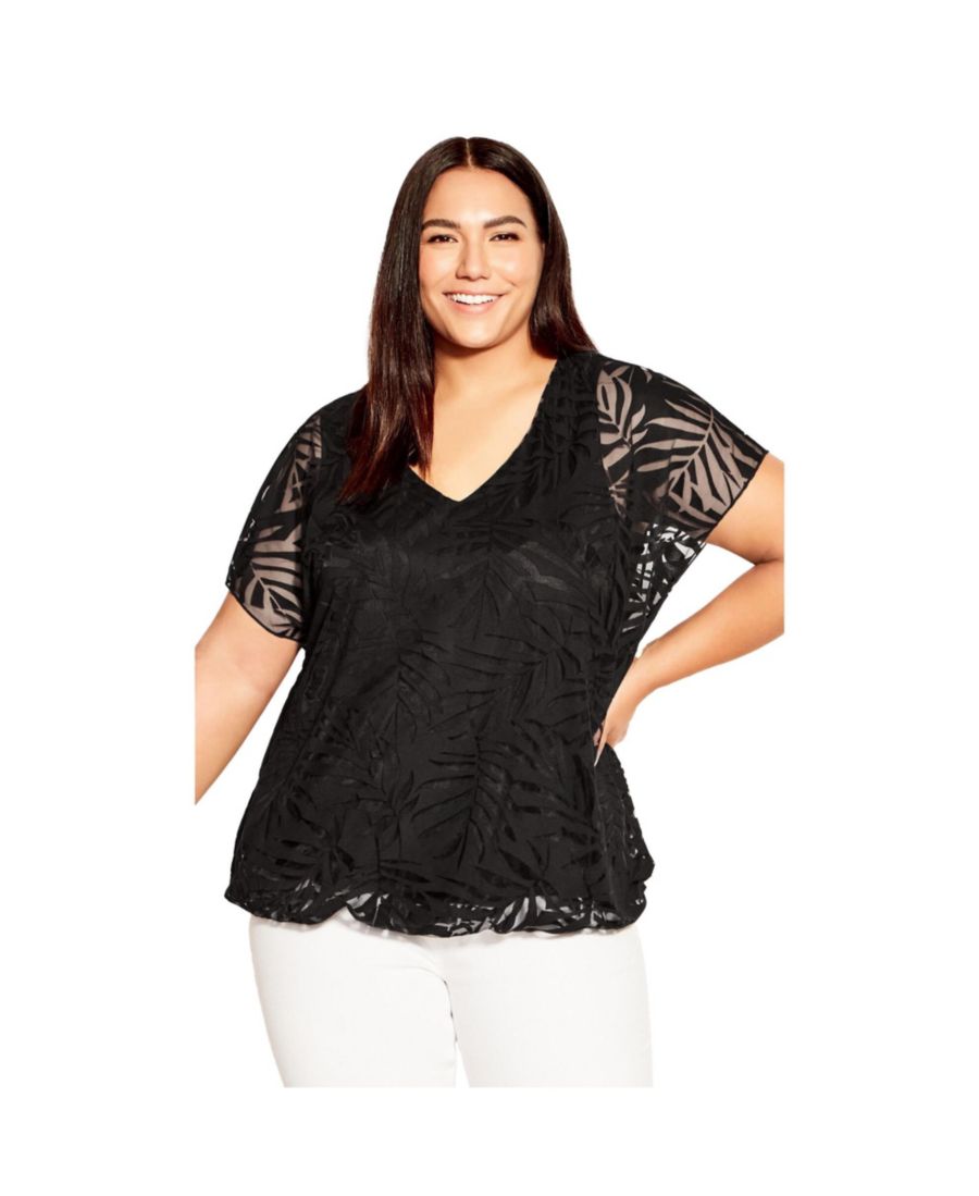Женский топ Elora Burnout AVENUE, Black
Женский топ Elora Burnout AVENUE, Black
