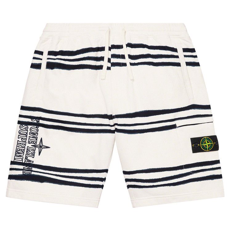 Спортивные шорты Supreme x Stone Island Warp Stripe Sweatshort, White
Спортивные шорты Supreme x Stone Island Warp Stripe Sweatshort, White