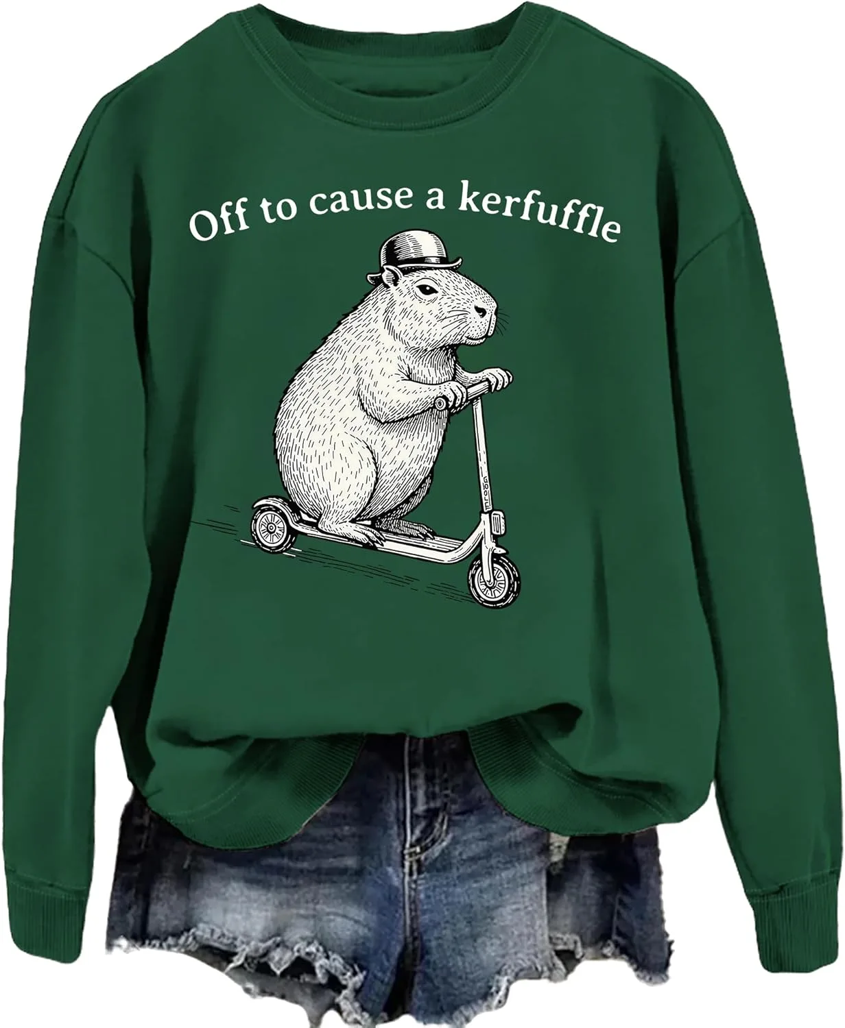 Толстовка с принтом Off To Cause A Kerfuffle
Толстовка с принтом Off To Cause A Kerfuffle