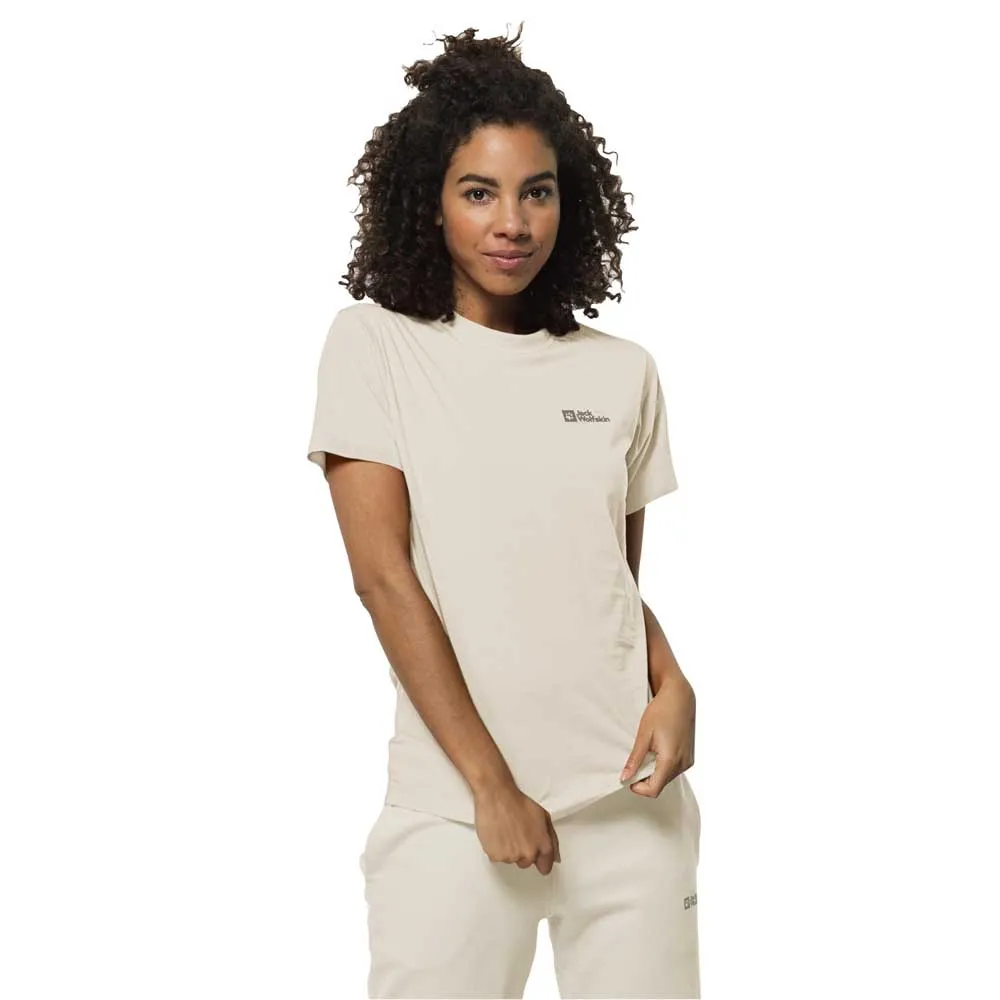 Футболка Jack Wolfskin Essential, бежевый
Футболка Jack Wolfskin Essential, бежевый