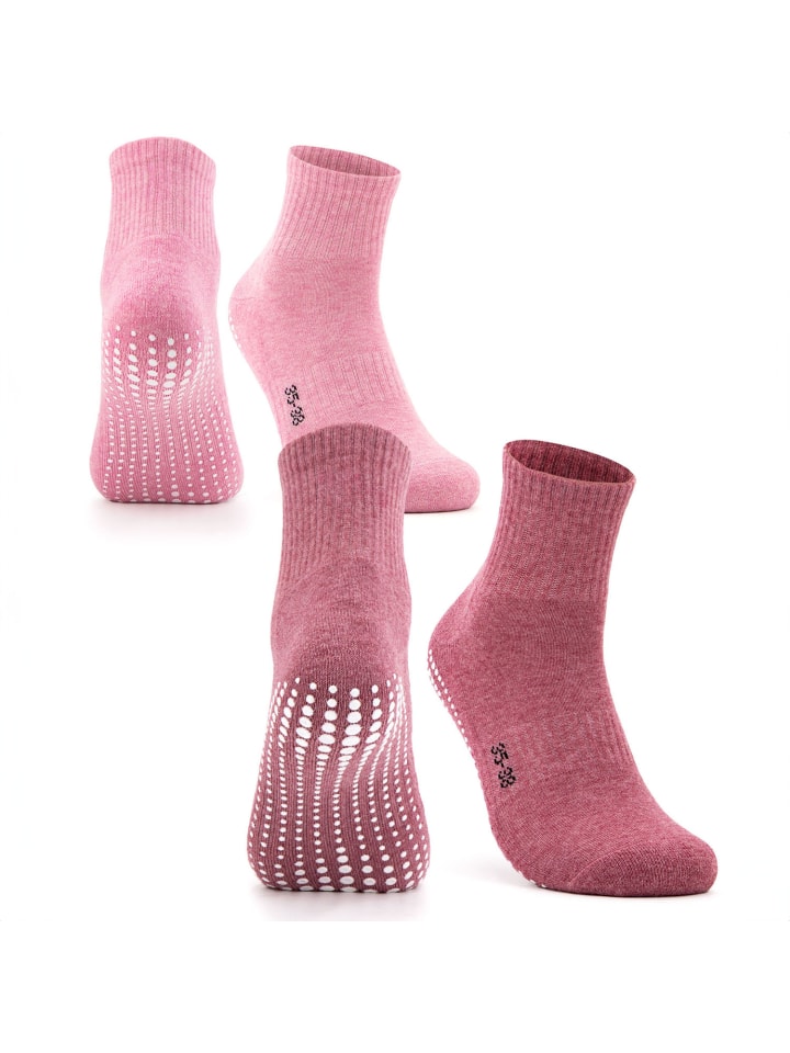 Occulto Набор из 2 носков-стопперов "Мадлен" розово-красного цвета
Occulto Набор из 2 носков-стопперов "Мадлен" розово-красного цвета