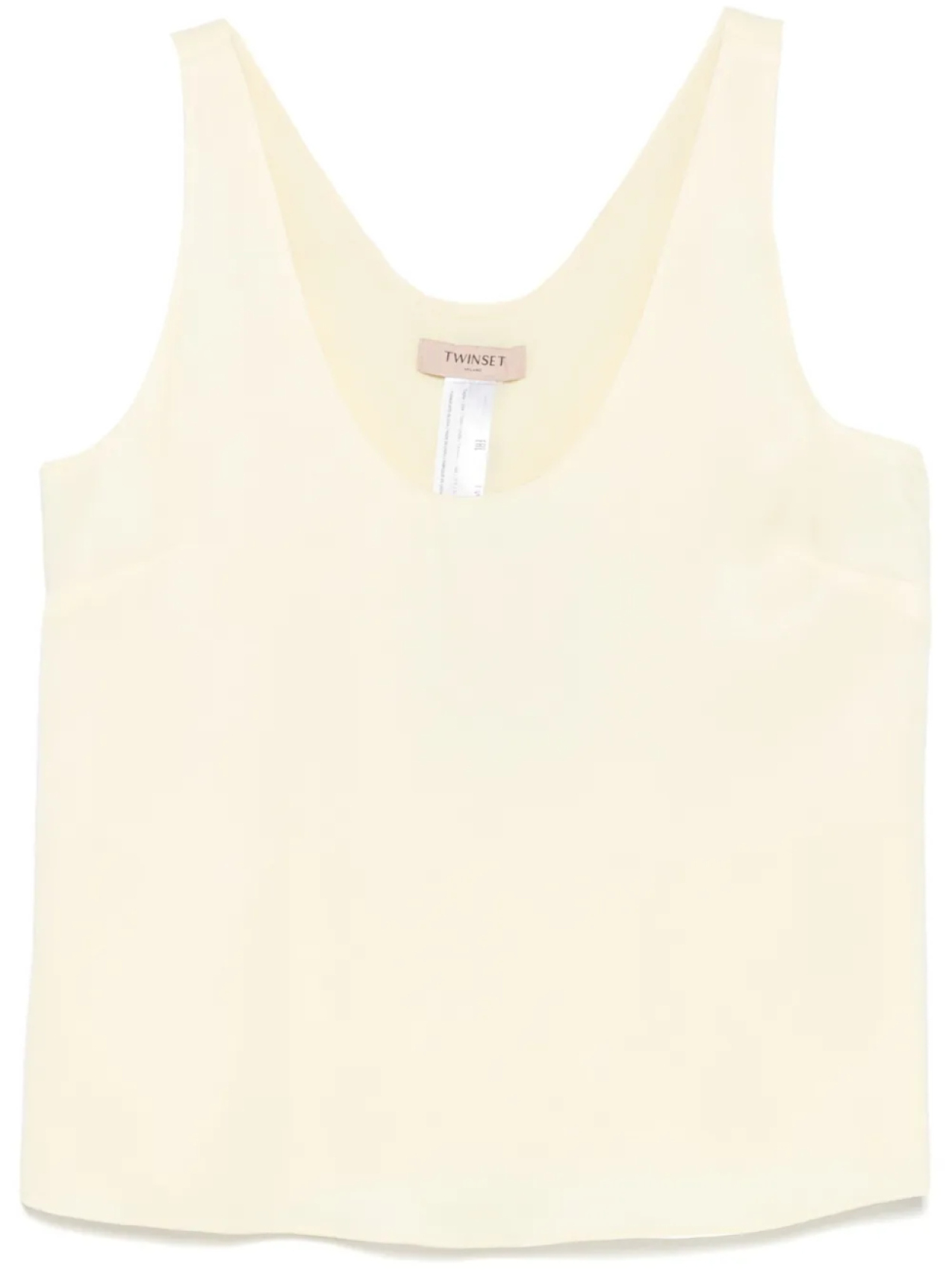 Топ с U-образным вырезом TWINSET, желтый
Топ с U-образным вырезом TWINSET, желтый
