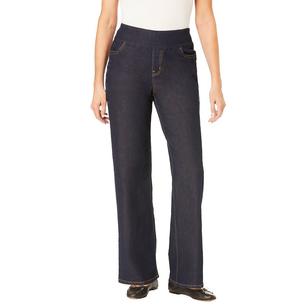 Женщина в женских джинсовых джинсах гибкого кроя больших размеров с широкими штанинами Woman Within, цвет Indigo
Женщина в женских джинсовых джинсах гибкого кроя больших размеров с широкими штанинами Woman Within, цвет Indigo