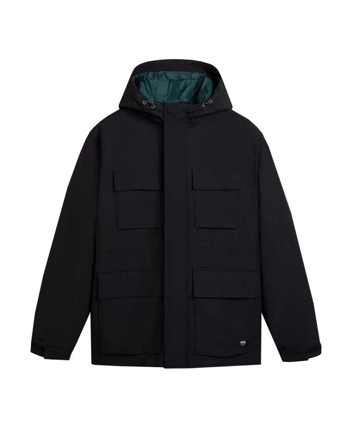 Стильная нейлоновая куртка-бомбер с логотипом. Vans, черный
Стильная нейлоновая куртка-бомбер с логотипом. Vans, черный