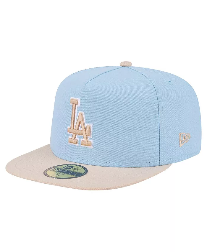 Мужская светло-синяя/кремовая двухцветная кепка Los Angeles Dodgers с А-образной оправой 59FIFTY New Era
Мужская светло-синяя/кремовая двухцветная кепка Los Angeles Dodgers с А-образной оправой 59FIFTY New Era