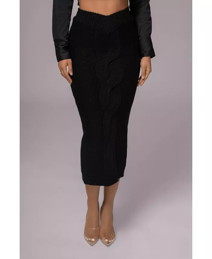Женская мерсиневая трикотажная юбка миди JLUXLABEL, черный
Женская мерсиневая трикотажная юбка миди JLUXLABEL, черный