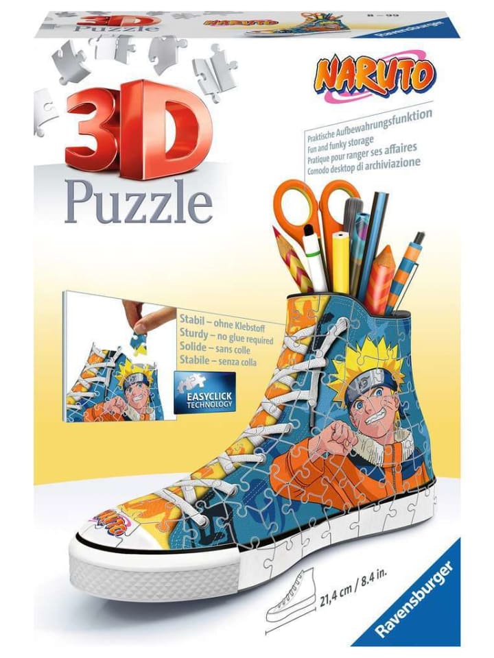 Пазл Ravensburger из 108 деталей, игра-конструктор «Наруто» в красочном исполнении
Пазл Ravensburger из 108 деталей, игра-конструктор «Наруто» в красочном исполнении