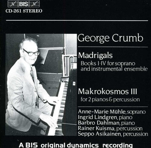 CD диск Crumb / Lindgren / Dahlman: Makrokosmos III for 2 Pianos & Percussion
CD диск Crumb / Lindgren / Dahlman: Makrokosmos III for 2 Pianos & Percussion
