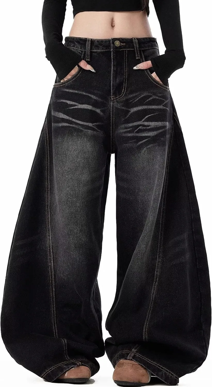 Багги бочка джинсы для мужчин и женщин Y2K винтаж оверсайз VOLYMOON
Багги бочка джинсы для мужчин и женщин Y2K винтаж оверсайз VOLYMOON