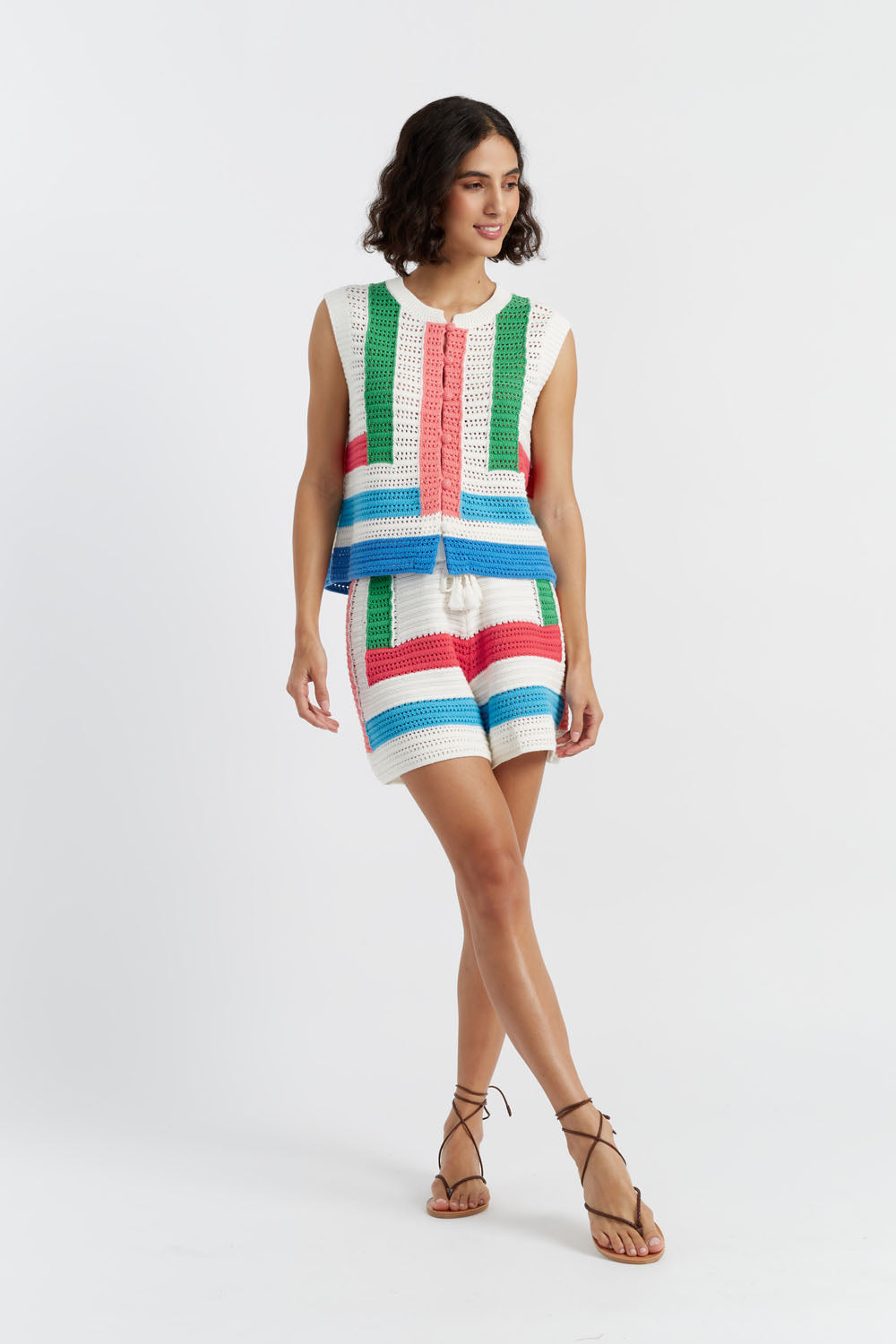 Кремовые хлопковые капри-шорты Chinti & Parker
Кремовые хлопковые капри-шорты Chinti & Parker