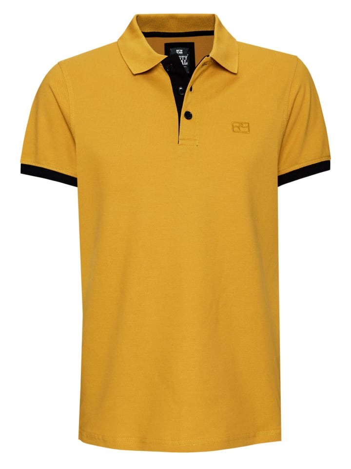 Контрастная рубашка-поло пике стандартного кроя цвета кэмел/черный Rusty Neal
Контрастная рубашка-поло пике стандартного кроя цвета кэмел/черный Rusty Neal