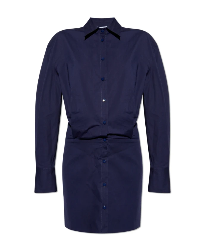 Драпированное платье The Attico, синий
Драпированное платье The Attico, синий