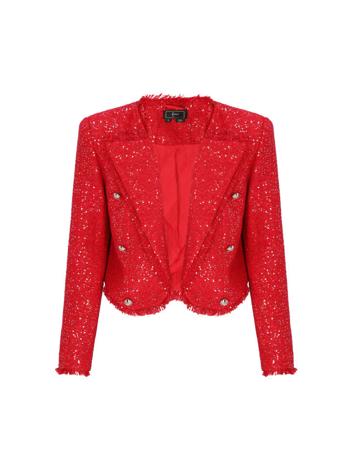 Faina Женский пиджак красного цвета
Faina Женский пиджак красного цвета