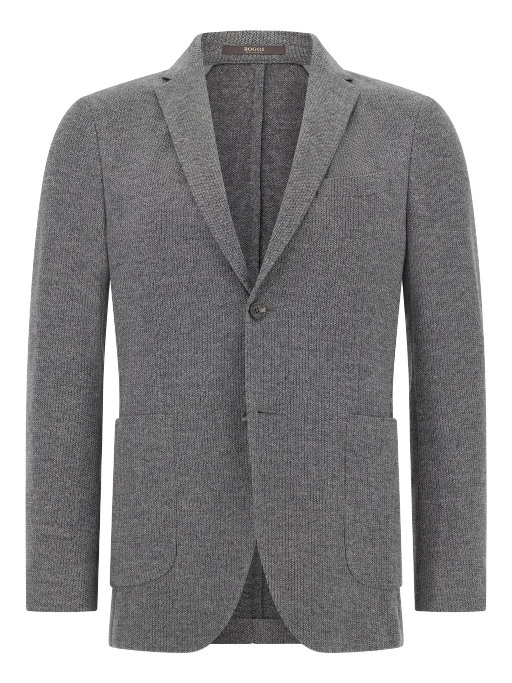 Пиджак с накладными карманами Boggi Milano, серый 
Пиджак с накладными карманами Boggi Milano, серый