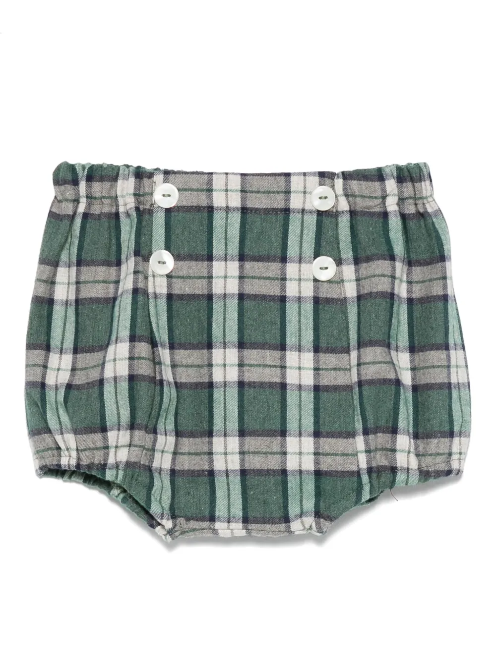 Клетчатые шорты на пуговицах Mariella Ferrari, зеленый
Клетчатые шорты на пуговицах Mariella Ferrari, зеленый